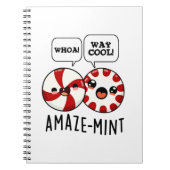 Amaze-mint Funny Peppermint Pun Notizblock (Vorderseite)