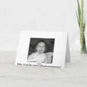 Amazed Baby Happy Belated Geburtstag Karte (Rückseite)