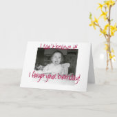 Amazed Baby Happy Belated Geburtstag Karte (Gelbe Blume)