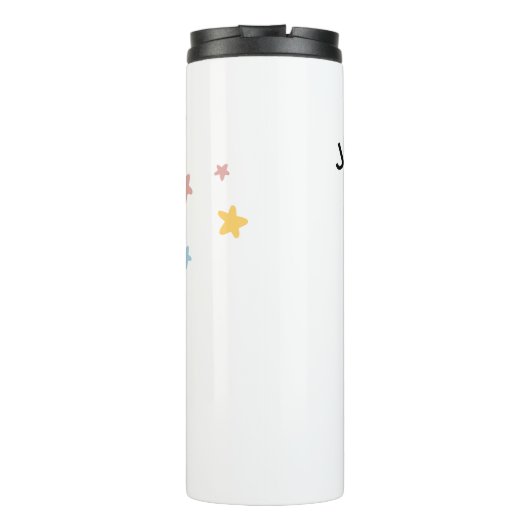 Amazed Boy Illustration Thermosbecher (Rückseite)