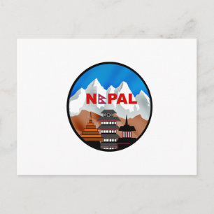 AMAZEMENT OF NEPAL POSTKARTE