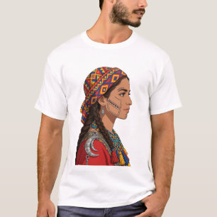 Amazigh Berber Frau Traditionelle Tätowierung Schm T-Shirt