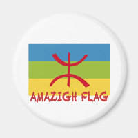 Amazigh Fahne - berberber flagge Drapeau Amazigh