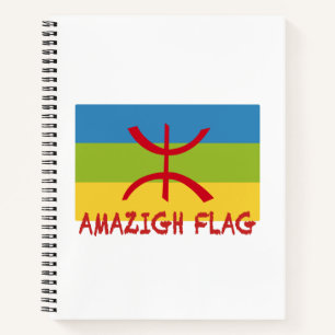 Amazigh Fahne - berberber flagge Drapeau Amazigh Notizblock