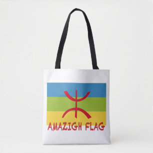 Amazigh Fahne - berberber flagge Drapeau Amazigh Tasche