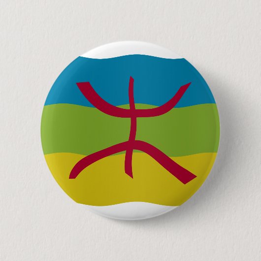 Amazigh Flag Button (Vorderseite)