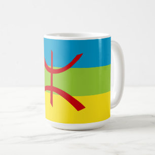 Amazigh Flag Geschenk Berber Flag Kabyles Kaffeetasse