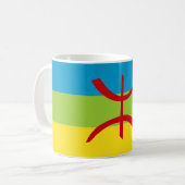 Amazigh Flag Geschenk Berber Flag Kabyles Kaffeetasse (Vorderseite Links)