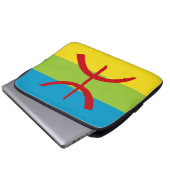 Amazigh Flag Geschenk Berber Flag Kabyles Laptopschutzhülle (Vorne Knopf)