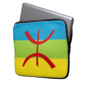 Amazigh Flag Geschenk Berber Flag Kabyles Laptopschutzhülle (Vorderseite Links)