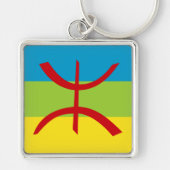 Amazigh Flag Geschenk Berber Flag Kabyles Schlüsselanhänger (Vorne)