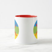 Amazigh-Flagge Tasse (Zentrum)