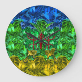 Amazigh Große Wanduhr