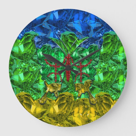 Amazigh Große Wanduhr (Vorderseite)