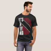 Amazigh in meiner DNA Proud Berber Kabyle Flag Ama T-Shirt (Vorne ganz)