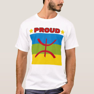 Amazigh Kabyle Berber Tattoo Symbole tifinagage Ar T-Shirt