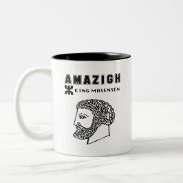 amazigh König Massinissa Kabyle Algerie Marokko Zweifarbige Tasse