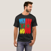 amazigh morocco flagge - amazigh atlas rif soooous T-Shirt (Vorne ganz)