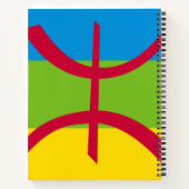 Amazigh Notebook - Stolz marokkanischer Student Notizblock (Rückseite)