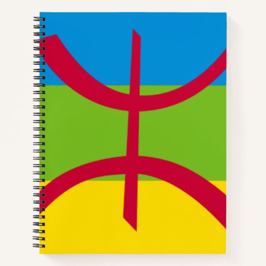 Amazigh Notebook - Stolz marokkanischer Student Notizblock (Vorderseite)