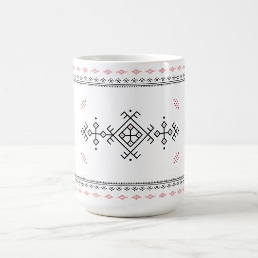 Amazigh Pattern Berber Art Kaffeetasse (Mittel)