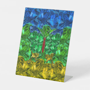 Amazigh Pedestal Sign Sockelschild