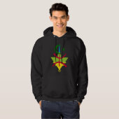 Amazigh-Symboldesign Hoodie (Vorne ganz)