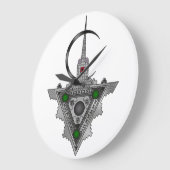 Amazigh Tazerzit Große Wanduhr (Winkel)