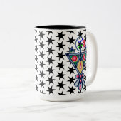 Amazigh Zweifarbige Tasse (VorderseiteRechts)