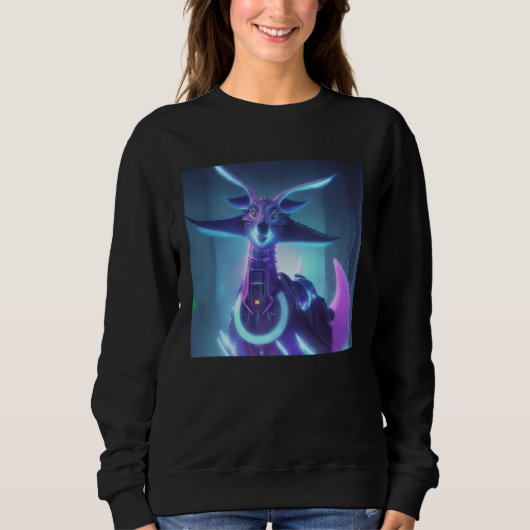 Amazing Awesome Dinosaur Creature Fantasy Wonder M Sweatshirt (Vorderseite)
