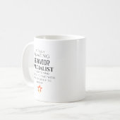 Amazing Behavior Specialist Personalized gift Kaffeetasse (Vorderseite Links)