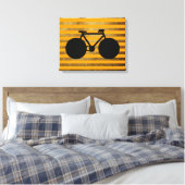 amazing black bicycle & golden stripes leinwanddruck (Insitu (Schlafzimmer))