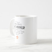 Amazing Case Worker Hard To Find Personalized Gift Kaffeetasse (Vorderseite Links)