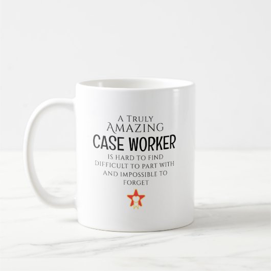 Amazing Case Worker Hard To Find Personalized Gift Kaffeetasse (Links)