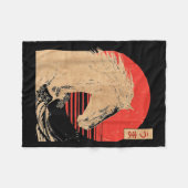 Amazing Chinese Year Of The Horse Japanese New Yea Fleecedecke (Vorderseite (Horizontal))