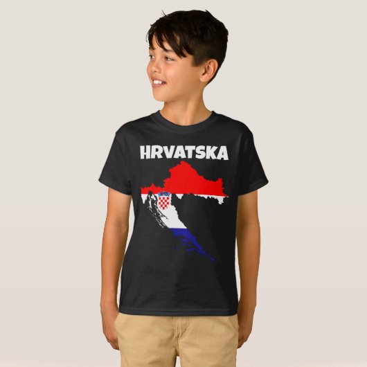 Amazing croatian Fan Design T-Shirt (Vorne ganz)