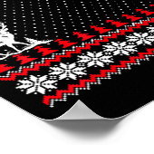 Amazing Cute Funny Duck Hunter Deer Hunting Ugly C Poster (Ecke)