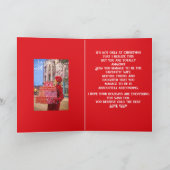 AMAZING DAUGHTER CHRISTMAS CARD DANKESKARTE (Innenseite)