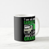 Amazing Garbage Man and a better Grandpa Garbage Kaffeetasse (VorderseiteRechts)
