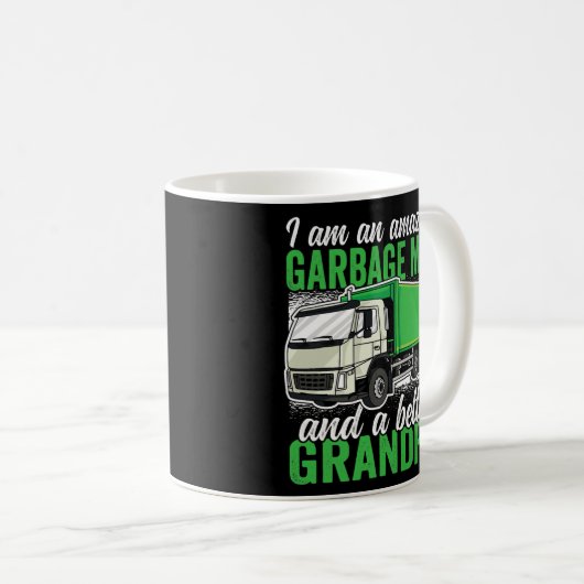Amazing Garbage Man and a better Grandpa Garbage Kaffeetasse (VorderseiteRechts)