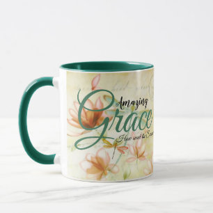 Amazing Grace Blumen und Libelle Tasse