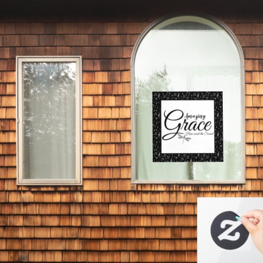 Amazing Grace Fensteraufkleber (Fenster Zuhause)