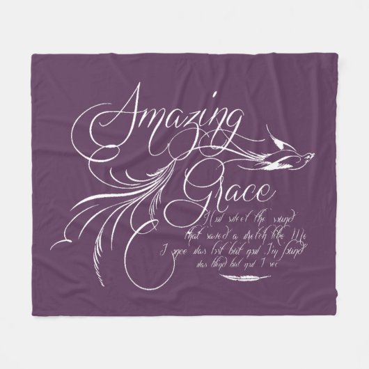 Amazing Grace   Fleecedecke (Vorderseite (Horizontal))