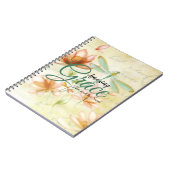 Amazing Grace Flowers and Draquelly Notizblock (Linke Seite)