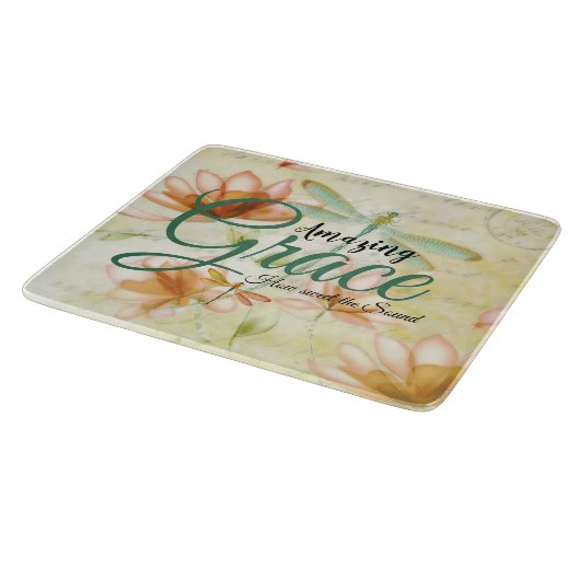 Amazing Grace Flowers and Draquelly Schneidebrett (Ecke)