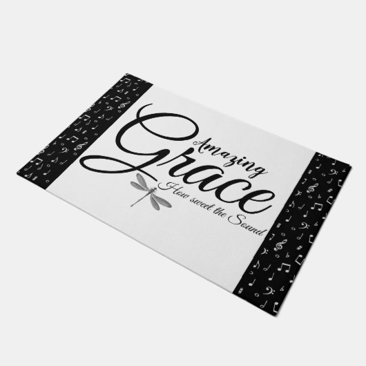Amazing Grace Fußmatte (Schrägansicht)