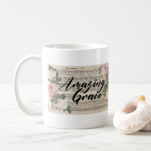 Amazing Grace - Originale Notenblatt Kaffeetasse
