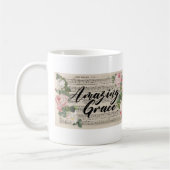 Amazing Grace - Originale Notenblatt Kaffeetasse (Links)