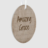Amazing Grace Ornament (Vorderseite)