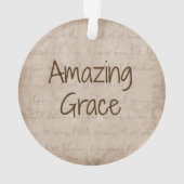 Amazing Grace Ornament (Rückseite)